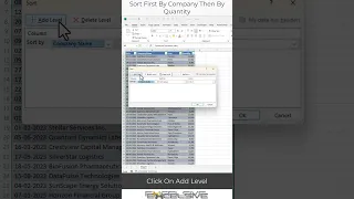 Excel Magic Custom Sort by 2 Fields Made Simple