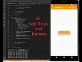 Flutter Lesson 3 Text and Button widgets