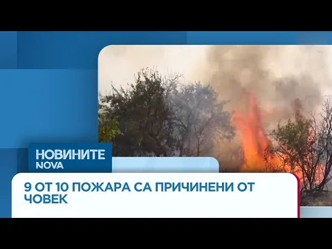 9 от 10 пожара в България са по вина на човека: Как да спрем „най-опасната искра“?