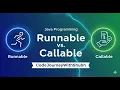 Java 8 Functional Interfaces Runnable vs Callable Explained with Examples