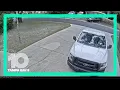 Download Lagu Video shows car swerve off road, narrowly miss home in Clearwater neighborhood