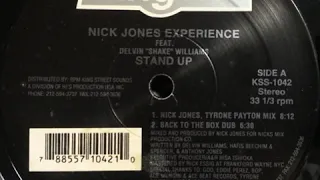 nick jones experience stand up back to the box dub 