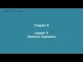 Chapter 6 Lesson 42 Shortcut Operators