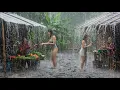Download Lagu TERRIFYING MONSOON STORM! ⛈️ Loud Thunder \u0026 Torrential Rain in Indonesia | Sleep Aid