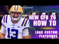 CFB 26 How to LOAD Custom Playbooks for Your Dynasty Step-by-Step Guide