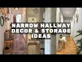 Narrow Hallway Decor and Storage Ideas 2024 Decoration Tips and Cabinets Ideas for Hallway