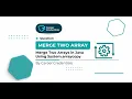Java Tutorials Merge two Arrays in Java Career Credentials