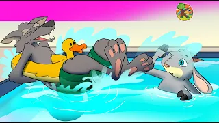 الذئب والخراف السبعة KONDOSAN قصة رسوم متحركة فيلم كرتون 