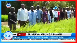wakulima 30 kutoka taita taveta waelimishwa kuhusu mbinu bora za kukuza mpunga
