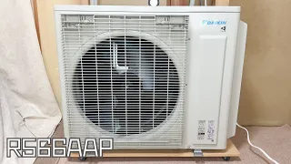 NEW HOUSING Daikin Air Conditioner AX Series Outdoor Unit R566AAP Exterior Operation and Sound