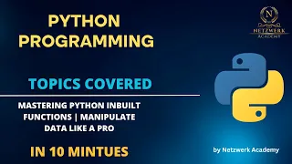 Mastering Python Inbuilt Functions Manipulate Data Like a Pro