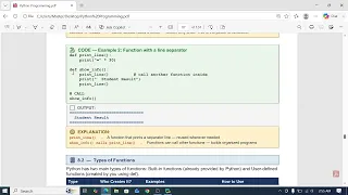 CHAPTER 8 Functions in Python