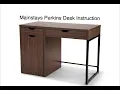 Mainstays Perkins Desk Instruction