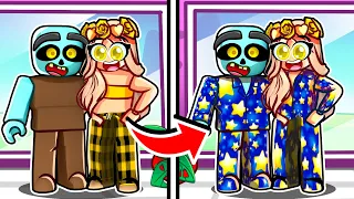 matching outfits with my boyfriend in roblox