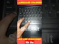 Wow Computer language change Shortcut language English to Hindi changed