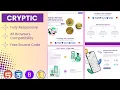 Create a Stunning Responsive Cryptocurrency Website with HTML CSS JavaScript Free Source Code