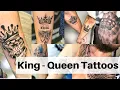 King queen tattoo designs King tattoo designs Crown tattoos for men - Lets style buddy