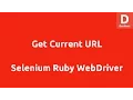 Selenium Ruby Get Current URL