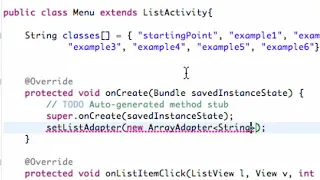 Android Application Development Tutorial 19 Setting up an ArrayAdapter YouTube