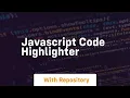 javascript code highlighter