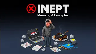 INEPT Meaning Explained Simple English Vocabulary Lesson