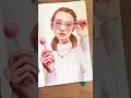 Download Lagu Marker Portrait drawing  💕🍭 #shorts #markerdrawing #copic