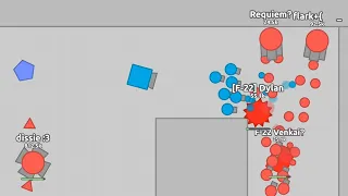Maze Cave vs F-22 Hunters Mob - Diep io