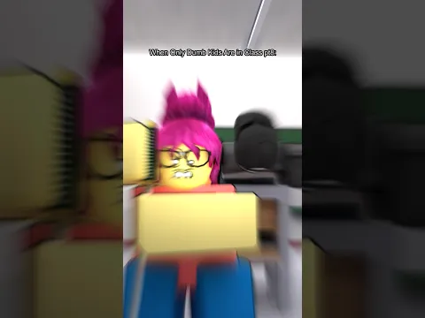 When Only Dumb Kids Are in Class pt8: #shorts #short #memes #roblox