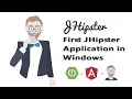 jhipster 5 3 4 angular js first application Java CRUD Application using spring hibernet