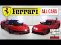 All Ferrari Cars in GTA 5 Online vs Real-Life Cars