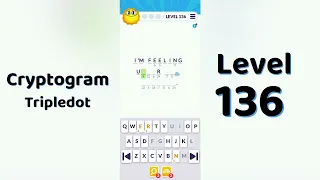 Cryptogram Tripledo Level 136 Solutions Logic Puzzle Game Mini Boss