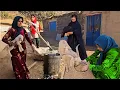 Fariba's efforts to treat goats with the help of Kosar