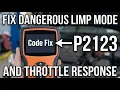 What Is P2123 Obd2 Code - Throttle Position Sensor D High