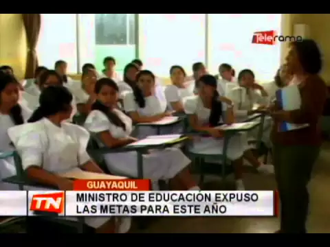 Ministro de educación expuso las metas para este año