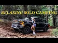 Download Lagu Relaxing 🏕️ Solo Girl GIANT Tent Camping