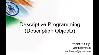 UFT QTP Tutorials - 20 Descriptive Programming in UFT Part 2