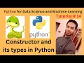 Tutorial 14 Constructor in Python