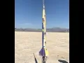 High Power Rocket Launch with onboard data
