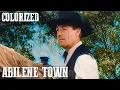 Abilene Town COLORIZED Randolph Scott Action Western Movie
