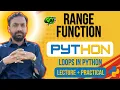 Lec-30 Range function in python python full course