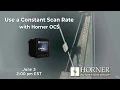 Use a Constant Scan Rate with Horner OCS