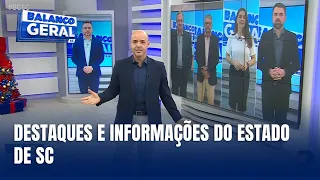 Balanço Geral SC reúne notícias e destaques de todo o estado