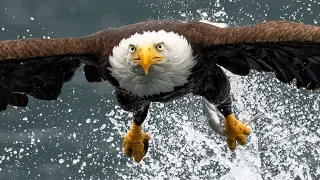 Not AI! Eagle Hunts on Foot in Glorious 8X Slow Motion