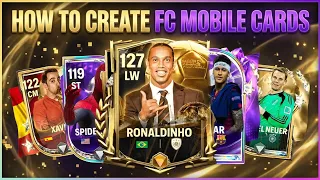 Tutorial On Creating FC Mobile Cards 😱🔥/#fcmobile #easports