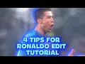 4 Tips For A Ronaldo Edit Tutorial On CapCut