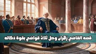 قصة القاضي زهران وقوة ذكائه في حل اقوي القضايا اللتي مرت عليه 