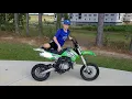 Apollo RFZ Db-x14 125cc clutchless dirt bike pit bike review GREAT bike