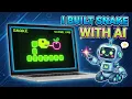 I Built the SNAKE Game with AI in 3 Minutes No Coding