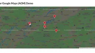 Angular Google Maps AGM