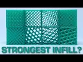 Which Infill Pattern is the STRONGEST 3D Printing Testing Lab